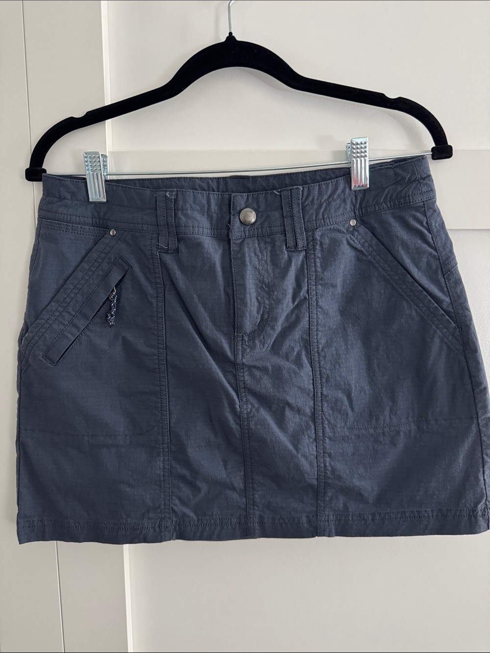 Title Nine Slate Blue Mini Skirt